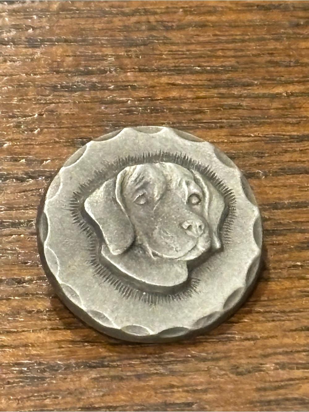 Rawcliffe Pewter Beagle Portrait Brooch